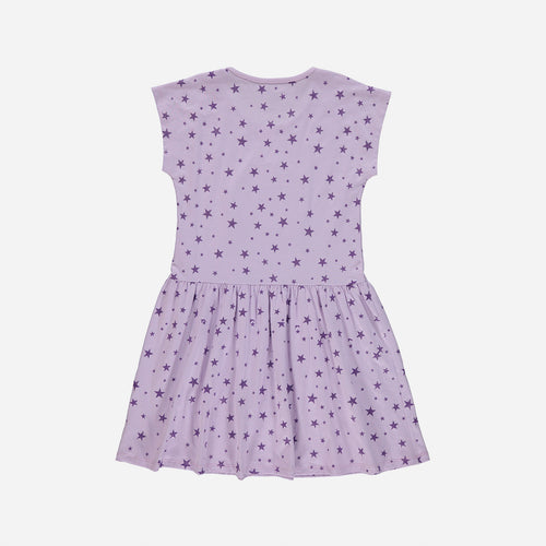VESTIDO DE FROZEN MANGA SISA MORADO PARA NIÑA