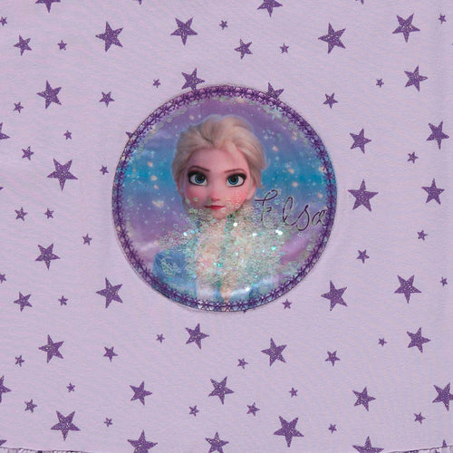 VESTIDO DE FROZEN MANGA SISA MORADO PARA NIÑA