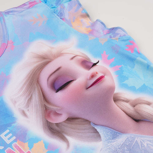 PIJAMA DE NIÑA, BATOLA AZUL DE FROZEN