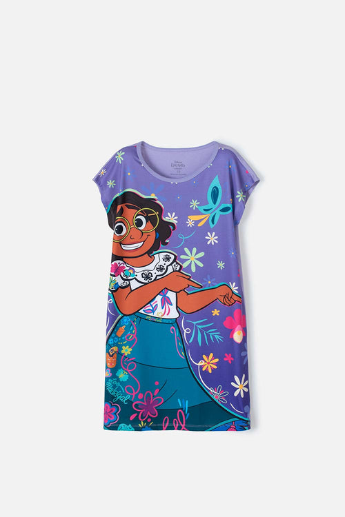 PIJAMA DE ENCANTO TIPO BATOLA LILA PARA NIÑA