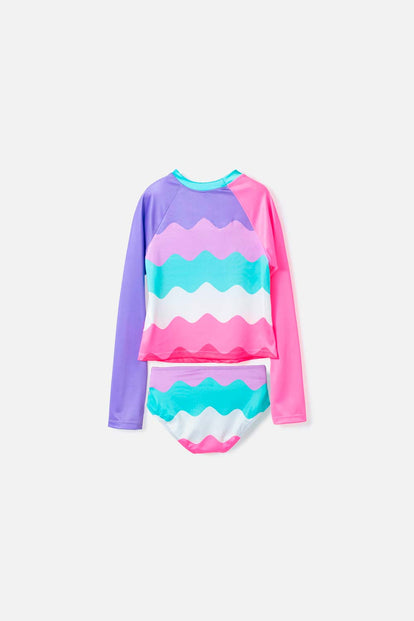 CONJUNTO DE BAÑO DE BARBIE MULTICOLOR PARA NIÑA