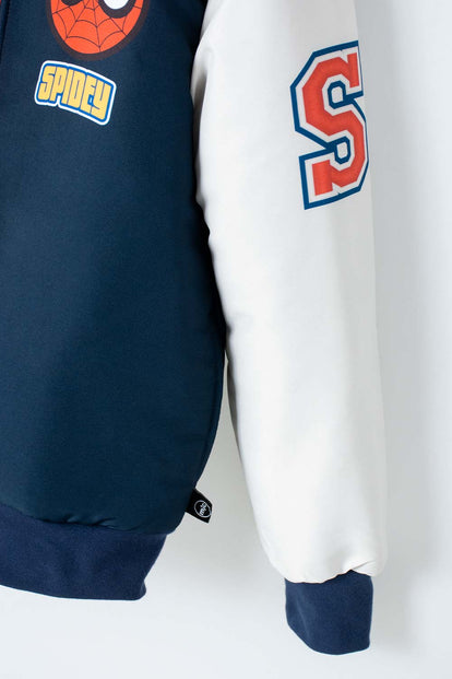 CHAQUETA DE SPIDER-MAN CON CIERRE AZUL PARA NIÑO