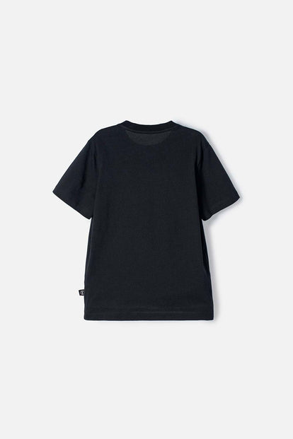CAMISETA DE AMONG US NEGRO PARA TEENS NIÑO