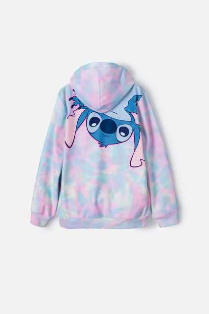BUZO DE STITCH ABIERTO MULTICOLOR PARA NIÑA