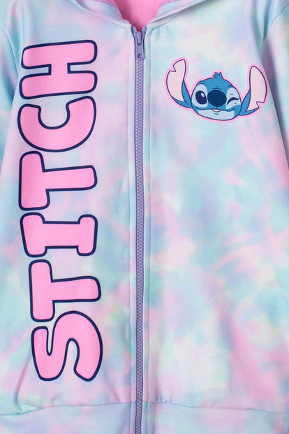 BUZO DE STITCH ABIERTO MULTICOLOR PARA NIÑA
