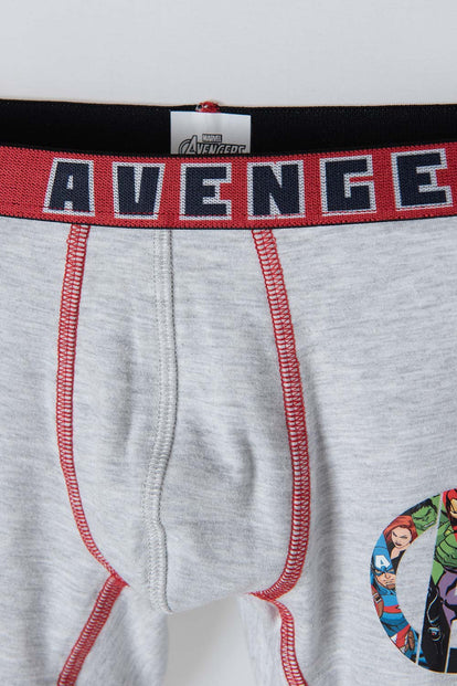 PACK X2 BOXER DE MARVEL GRIS Y AZUL PARA NIÑO
