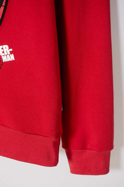 BUZO DE SPIDERMAN CERRADO ROJO PARA NIÑO