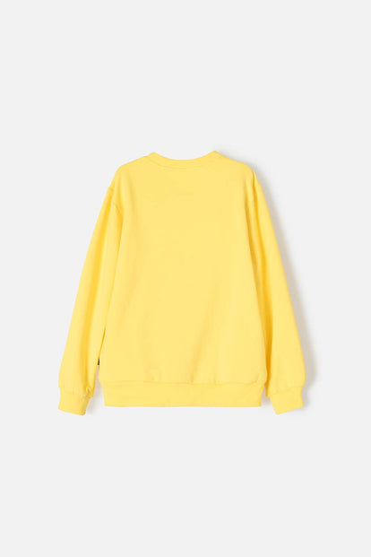 BUZO DE BATMAN CERRADO AMARILLO PARA NIÑO