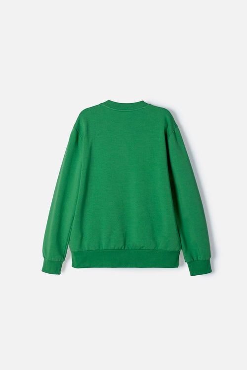 BUZO DE MINECRAFT CERRADO VERDE PARA NIÑO