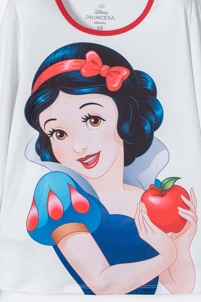 PIJAMA PRINCESAS DISNEY CON PANTALÓN LARGO PARA NIÑA