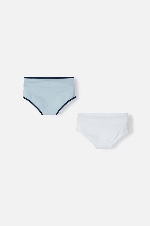 PACK X2 PANTIES PRINCESAS DISNEY MULTICOLOR PARA NIÑA