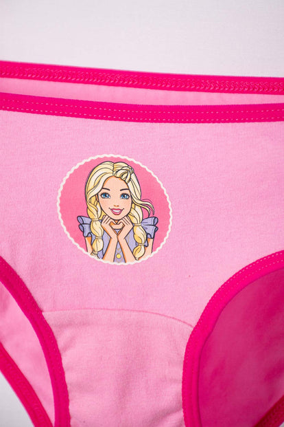 PACK X2 PANTIES DE BARBIE ROSADO PARA NIÑA