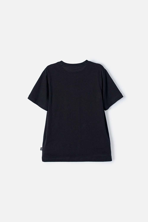 CAMISETA CÓMO ENTRENAR A TU DRAGÓN NEGRA MANGA CORTA PARA NIÑO