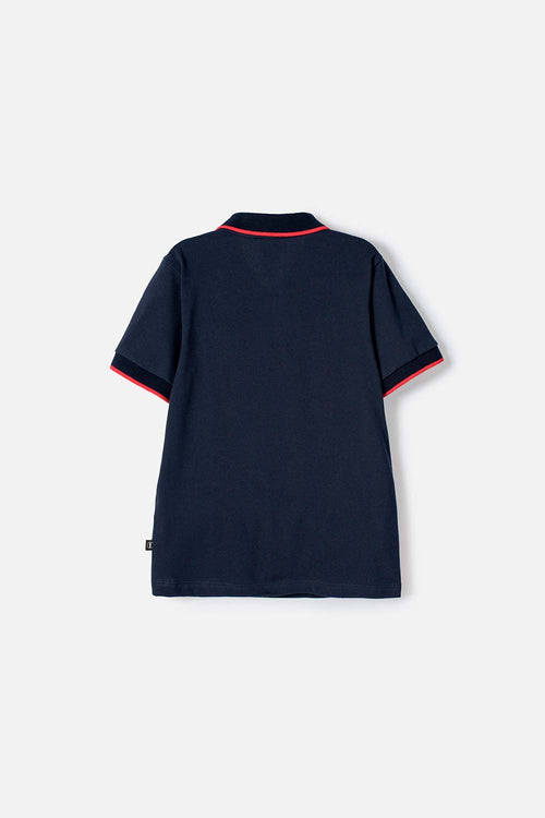 CAMISETA DE LA NASA TIPO POLO AZUL PARA NIÑO
