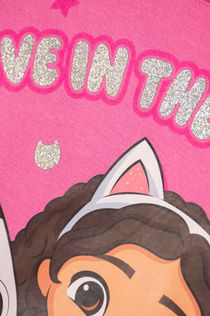 BUZO DE GABBY’S DOLLHOUSE CERRADO ROSADO PARA NIÑA