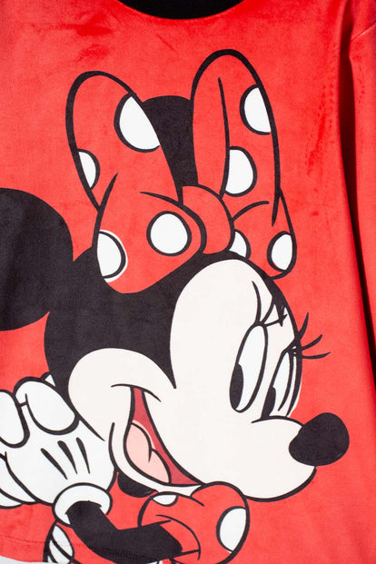 PIJAMA DE MINNIE MOUSE PANTALÓN LARGO MULTICOLOR PARA NIÑA