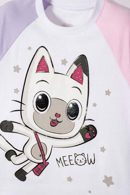 CAMISETA DE GABBY’S DOLLHOUSE MANGA CORTA MULTICOLOR PARA NIÑA