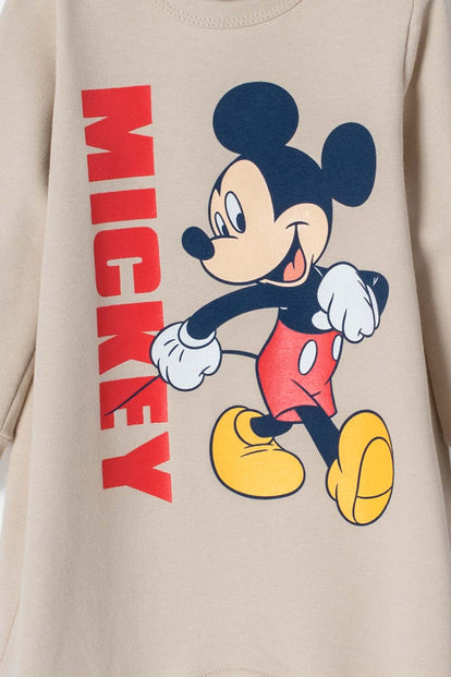 PIJAMA DE MICKEY MOUSE CAKI PARA BEBÉ NIÑO