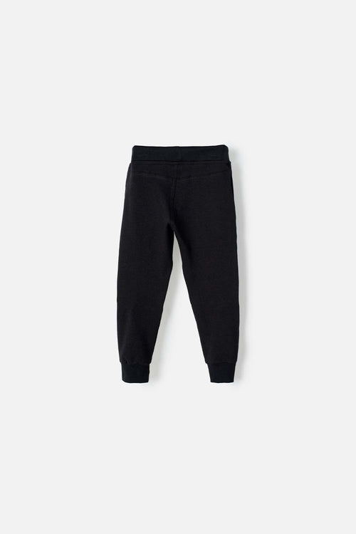 JOGGER DE LITTLEMIC CON CORDÓN NEGRO PARA NIÑO 2T A 5T