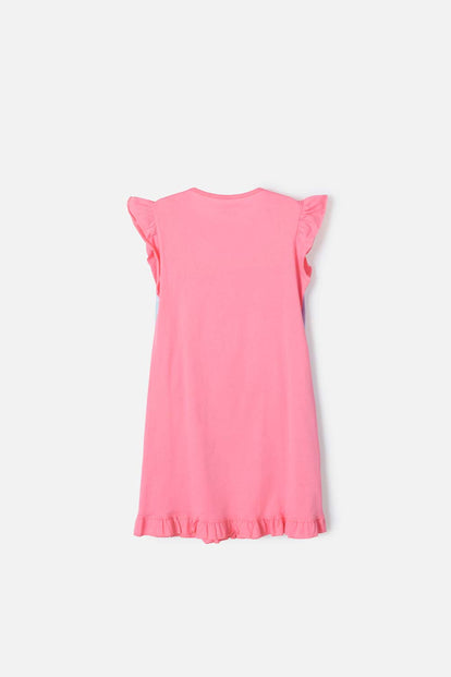 PIJAMA MIC TIPO BATOLA ROSADA PARA NIÑA