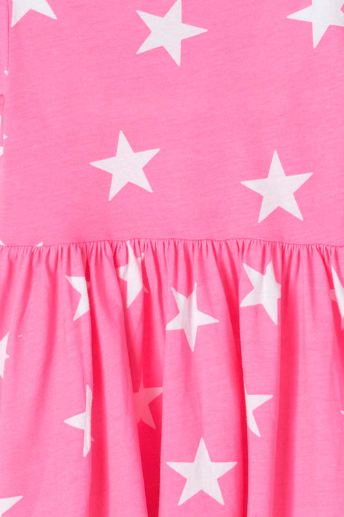 VESTIDO DE MIC CON MANGA CORTA PARA NIÑA
