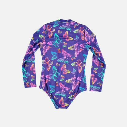 VESTIDO DE BAÑO MIC MANGA LARGA MULTICOLOR PARA NIÑA