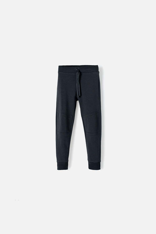 JOGGER LITTLEMIC CON CORDÓN GRIS PARA NIÑO