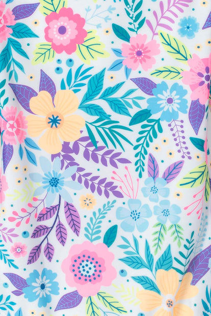 VESTIDO DE BAÑO MIC MANGA LARGA MULTICOLOR PARA NIÑA