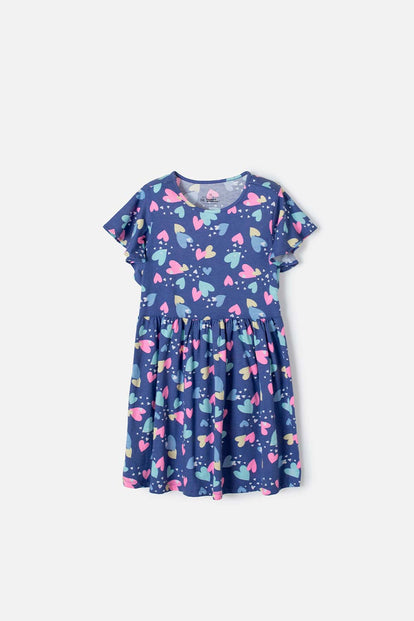 VESTIDO MIC MANGA SISA MORADO PARA NIÑA