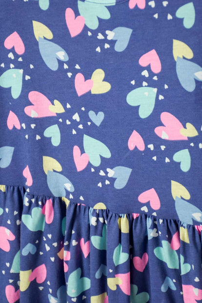 VESTIDO MIC MANGA SISA MORADO PARA NIÑA