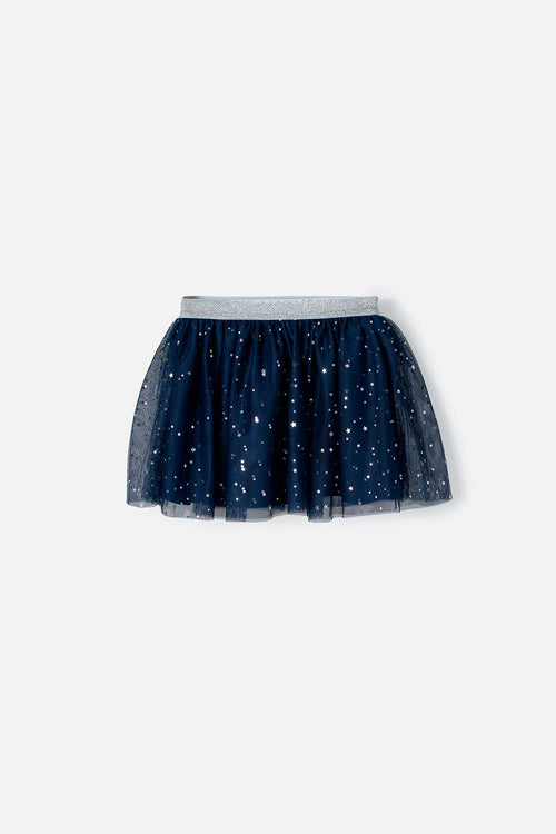 FALDA DE MIC CON TUTÚ AZUL PARA NIÑA
