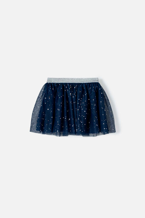FALDA DE MIC CON TUTÚ AZUL PARA NIÑA