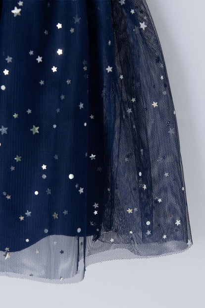 FALDA DE MIC CON TUTÚ AZUL PARA NIÑA