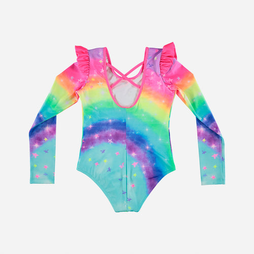 VESTIDO DE BAÑO MIC MANGA LARGA MULTICOLOR PARA NIÑA