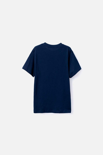 CAMISETA DE MIC MANGA CORTA AZUL PARA NIÑO