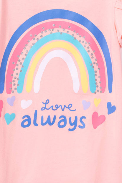 CAMISETA DE MIC MANGA CORTA MANDARINA PARA NIÑA