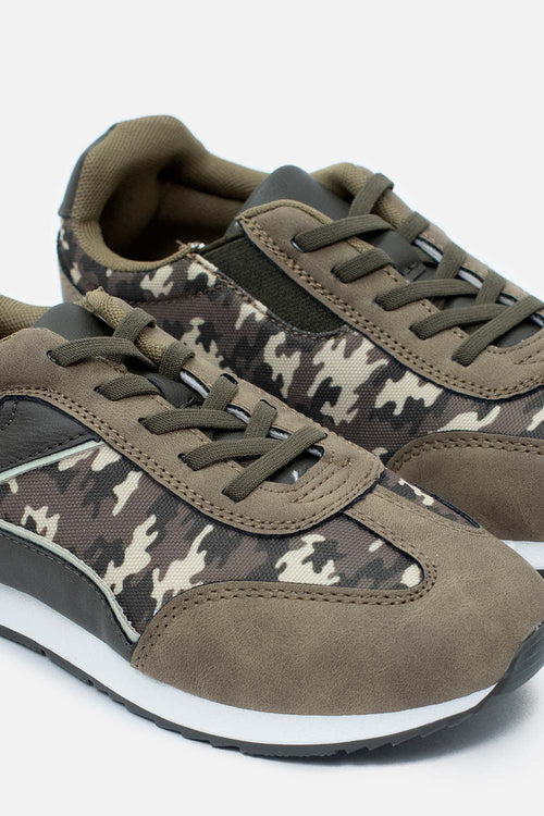 TENIS DE MIC CAMUFLADOS PARA NIÑO