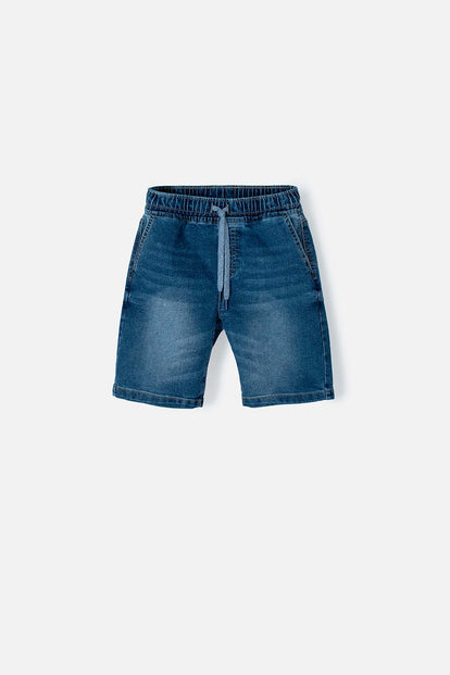 BERMUDA DE MIC INDIGO MEDIO PARA NIÑO