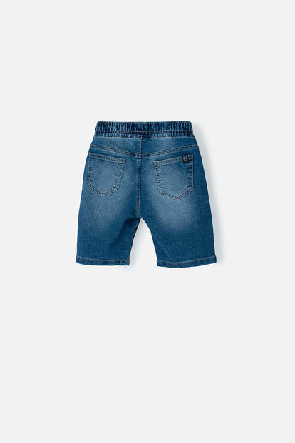 BERMUDA DE MIC INDIGO MEDIO PARA NIÑO