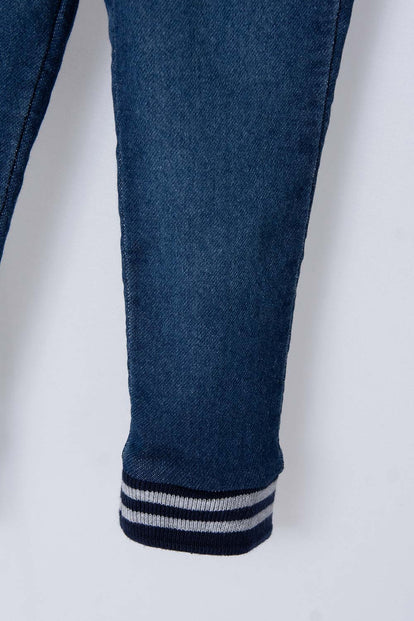 JEGGING DE LITTLEMIC INDIGO MEDIO PARA BEBE NIÑO