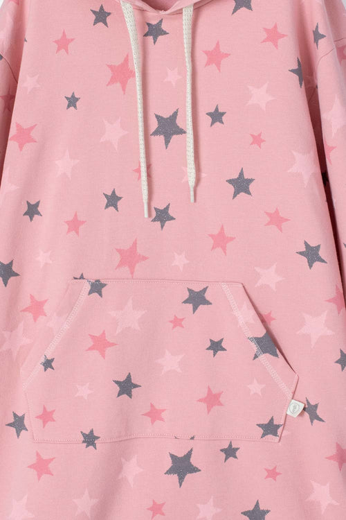 VESTIDO DE MIC MANGA LARGA Y GORRO  ROSADO PARA NIÑA