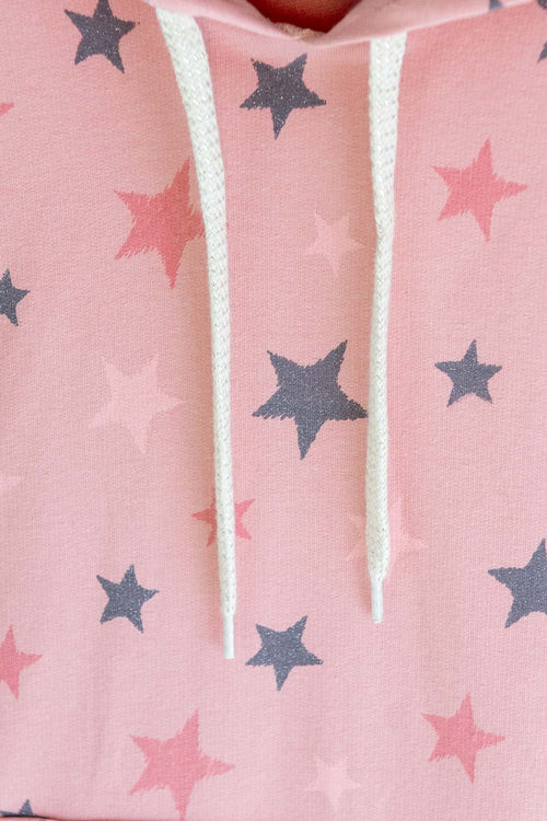 VESTIDO DE MIC MANGA LARGA Y GORRO  ROSADO PARA NIÑA