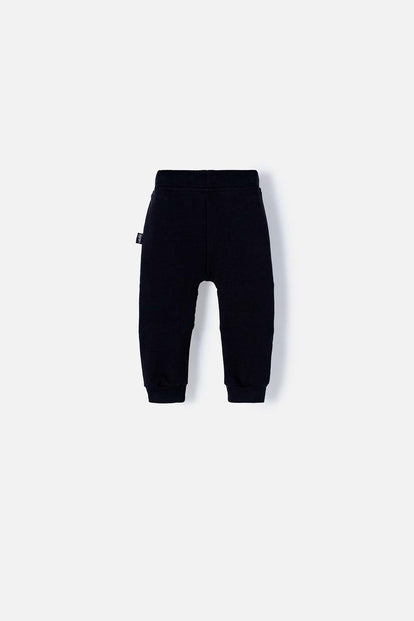JOGGER LITTLEMIC CON CORDÓN NEGRO PARA BEBÉ NIÑO