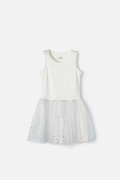 VESTIDO DE MIC CON TULL PARA NIÑA