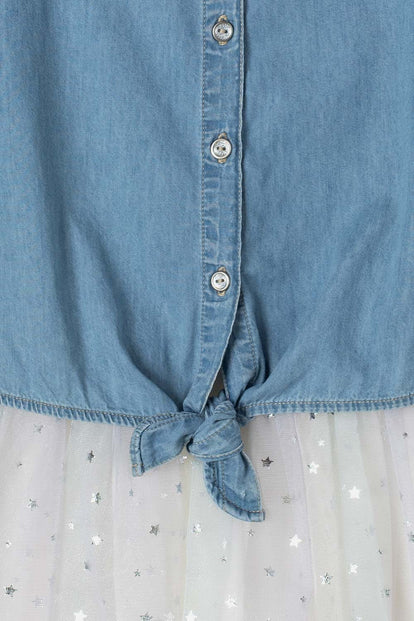 VESTIDO DE MIC CON TULL PARA NIÑA