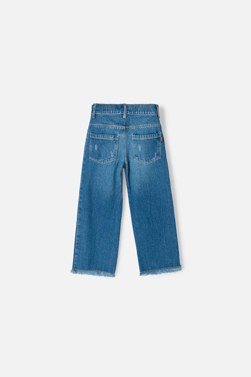 JEAN DE LITTLEMIC AZUL PARA NIÑA 2T A 5T