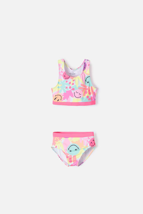 CONJUNTO DE BAÑO DE MIC MULTICOLOR PARA NIÑA