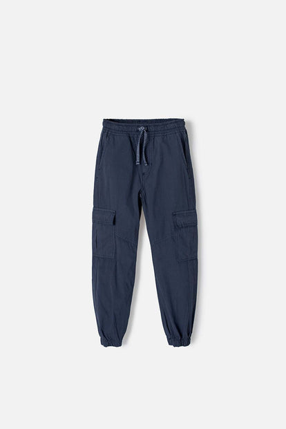 JOGGER DE MIC CON CORDÓN AZUL PARA NIÑO