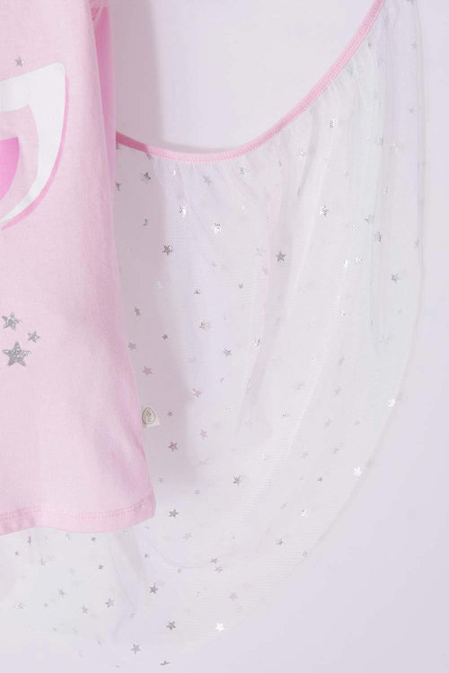 CAMISETA MIC MULTICOLOR MANGA CORTA PARA NIÑA