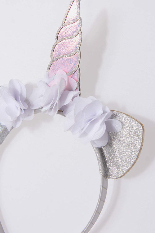 CAMISETA DE LITTLEMIC CON DIADEMA MULTICOLOR PARA NIÑA 2T A 5T